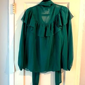 J. Crew Collection silk blouse M